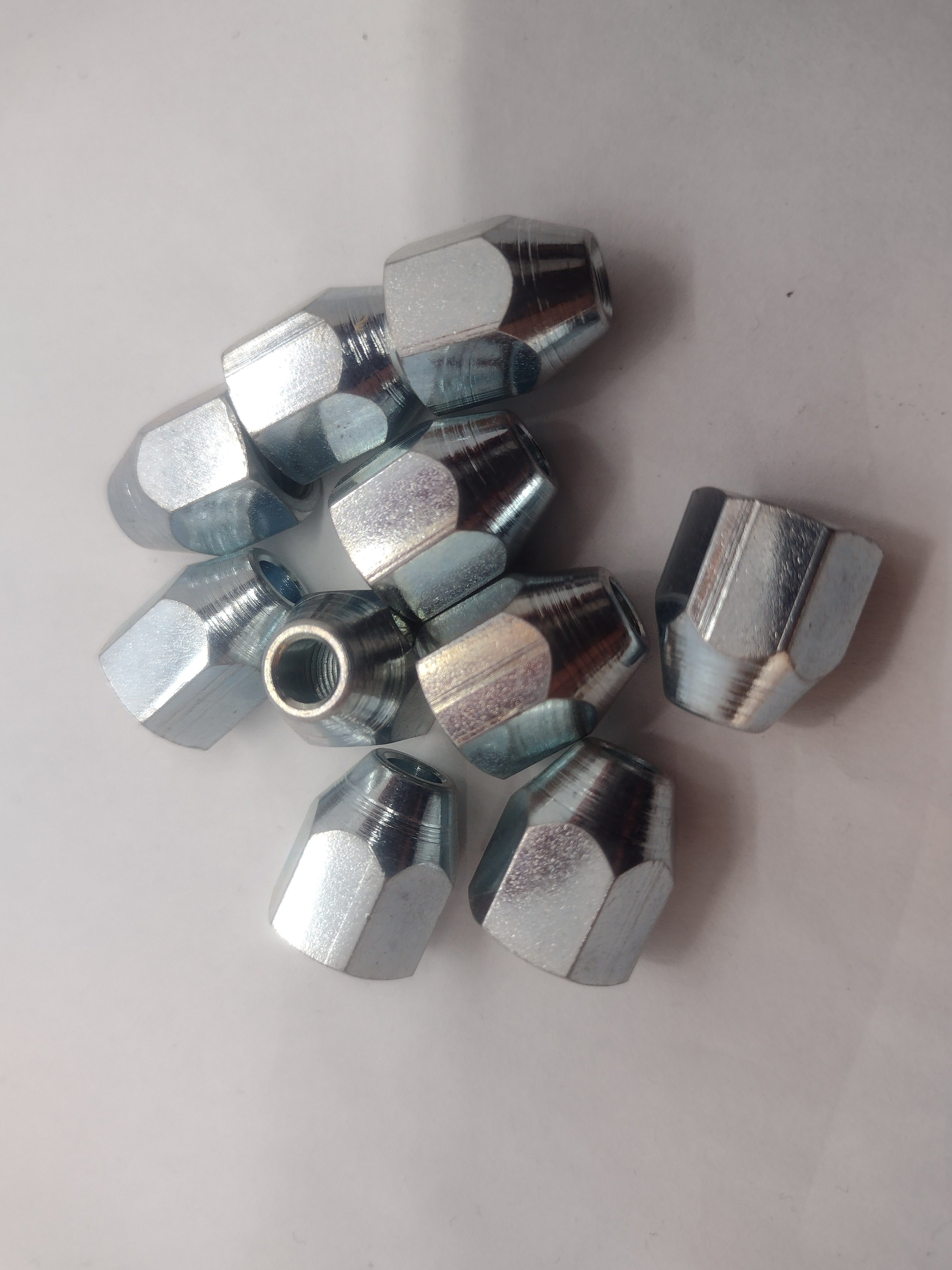 3/8" X 24 UNF Brake Pipe Nuts SHORT Female for 3/16" Brake Pipe (10)