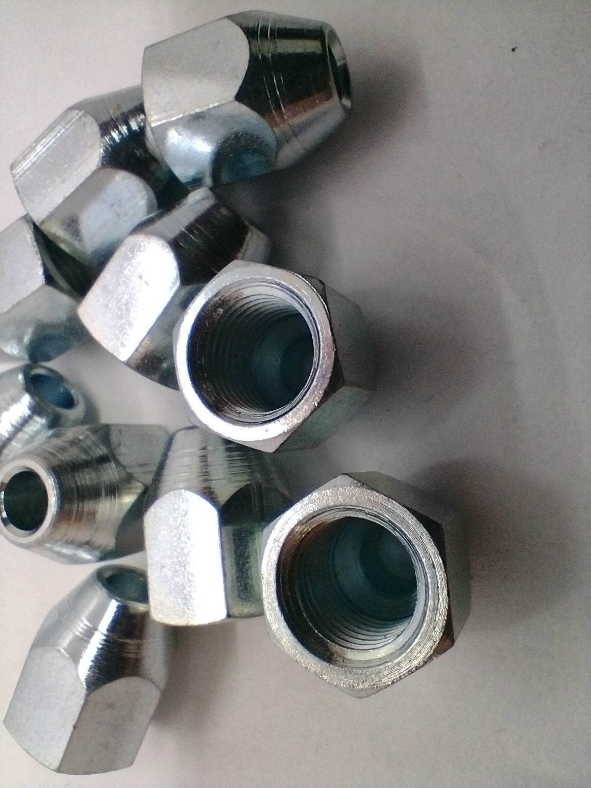 3/8" X 24 UNF Brake Pipe Nuts SHORT Female for 3/16" Brake Pipe (10)