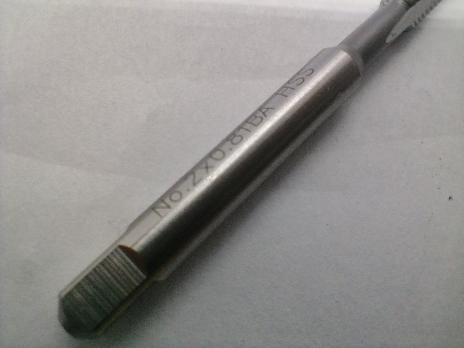 2BA Hand Tap HSS Second