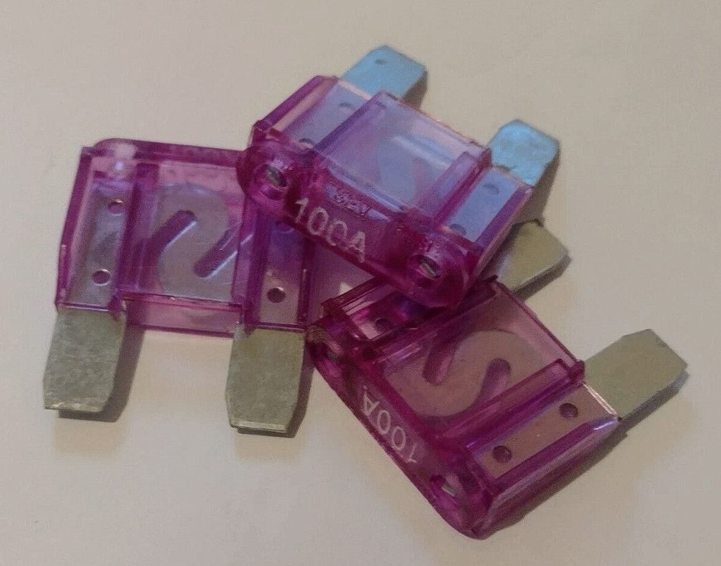 Maxi Blade Fuses 100 amp Pack of 5
