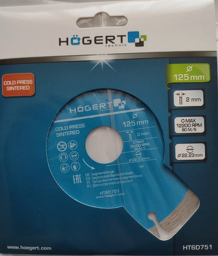 Hogert 115/125/230mm Segmented Diamond Blade