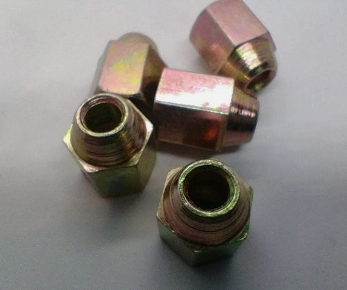 12 x 1mm Female Brake Pipe Nuts for 1/4" Pipe (5)