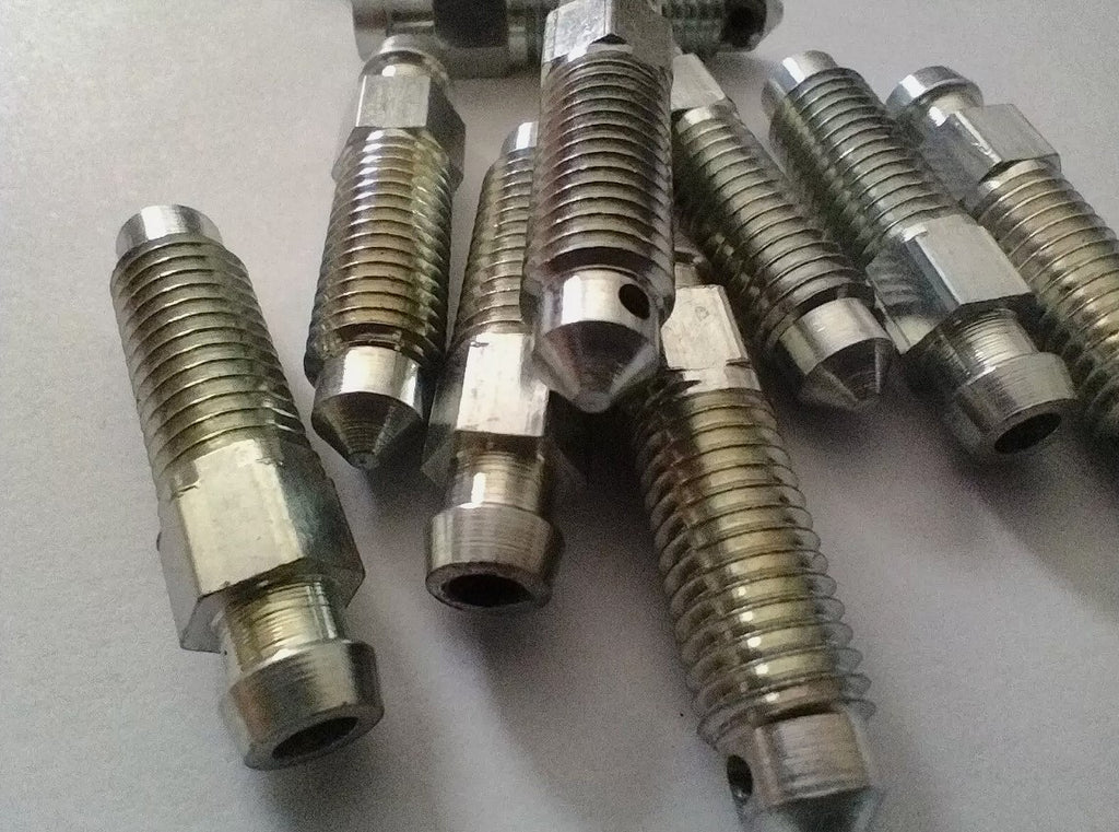 1/4" x 28 UNF Brake Bleed Screw Nipple (10)