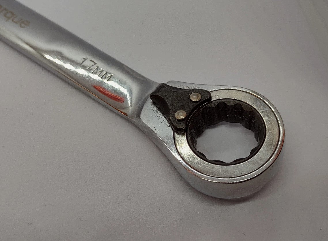 TradeMarque 17mm Reversible Ratcheting Combination Wrench