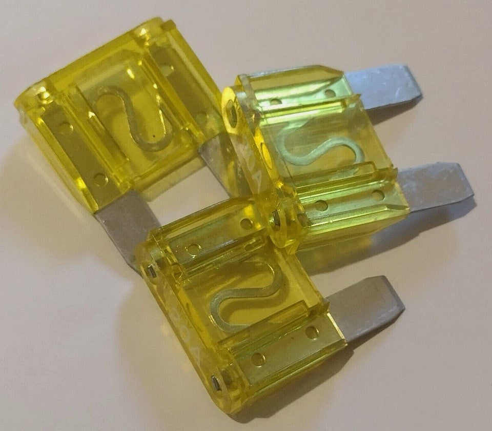 Maxi Blade Fuses 20 amp Pack of 5