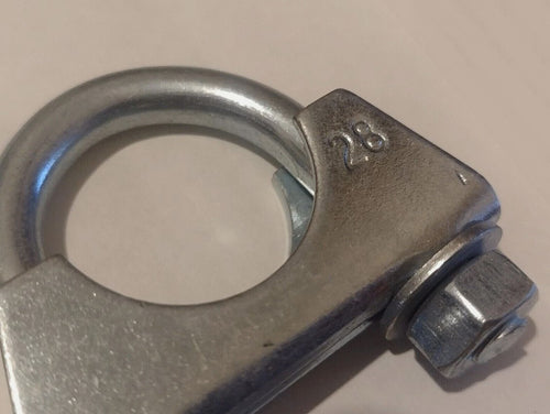 28mm Universal Exhaust Pipe U Bolt Clamp