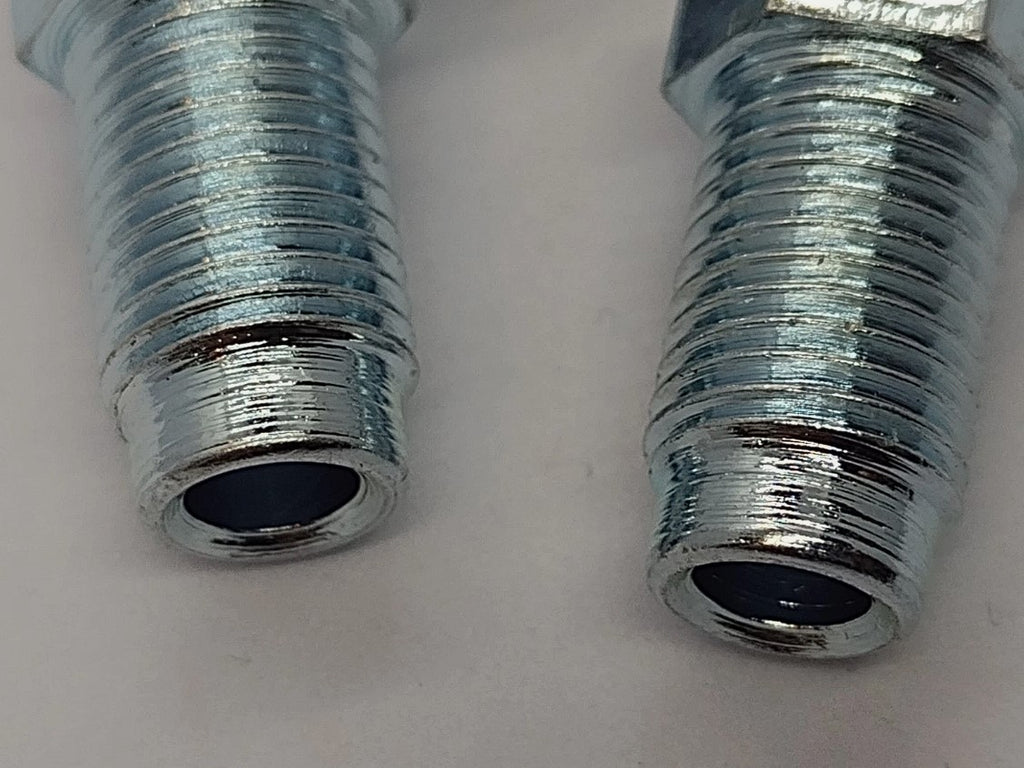 3/8" X 24 UNF Brake Pipe Nuts Long Male for 3/16" Brake Pipe (3)