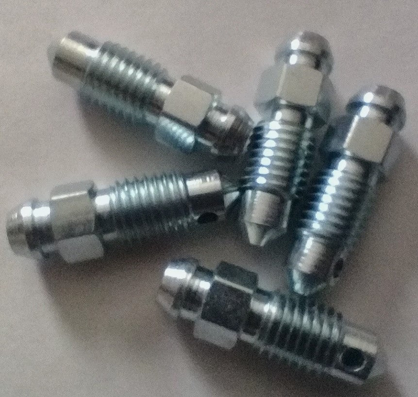 5/16" x 24 tpi UNF Bleeder Screws Bleedscrews Nipples (5)