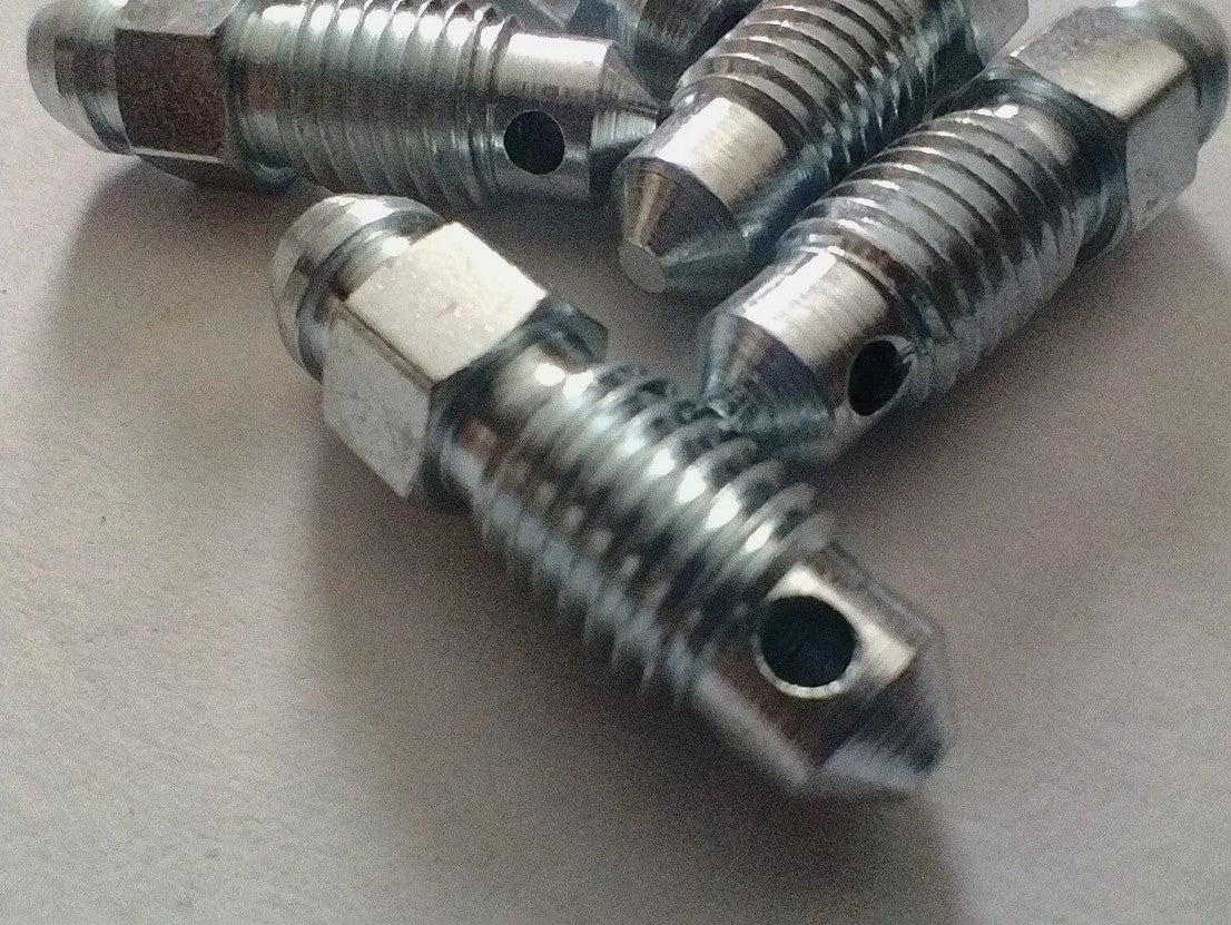 5/16" x 24 tpi UNF Bleeder Screws Bleedscrews Nipples (5)