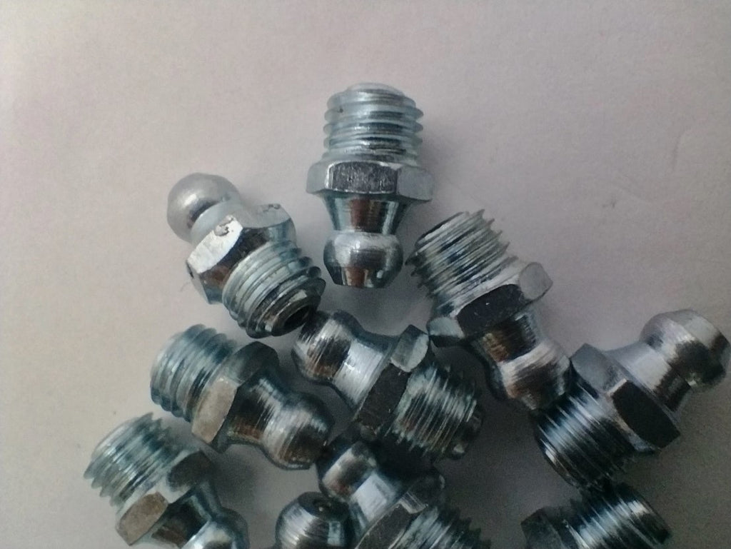 5/16" UNF Straight Grease Nipples (10)