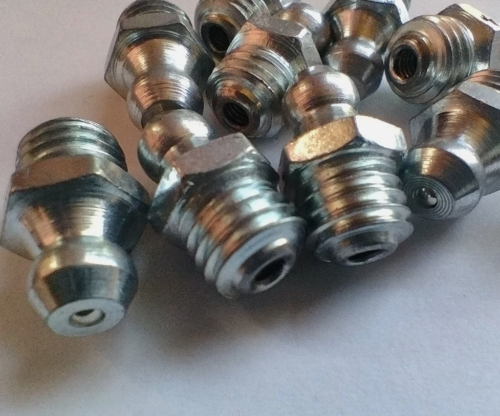 5/16" BSF Straight Grease Nipples (10)