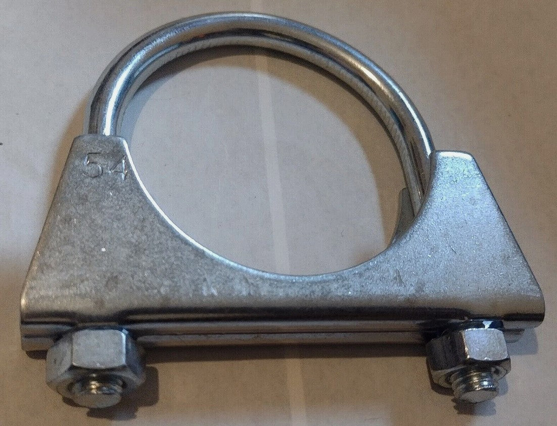 54mm Universal Exhaust Pipe U Bolt Clamp