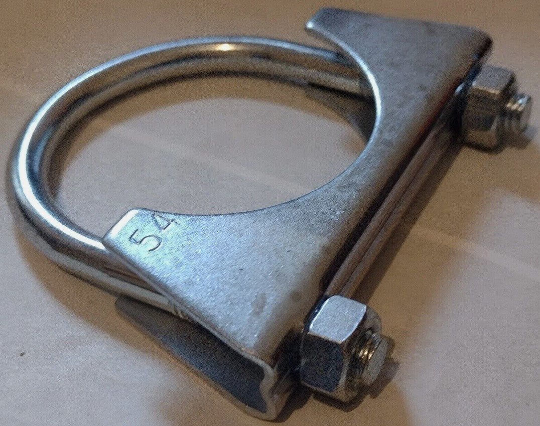 54mm Universal Exhaust Pipe U Bolt Clamp