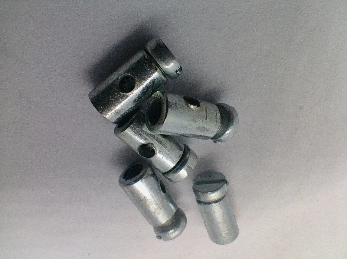 6mm Top Screw Solderless Nipples (5)