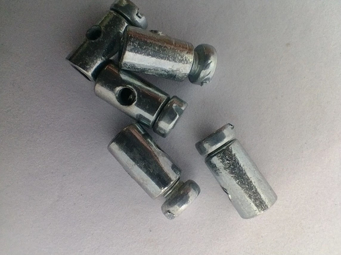 6mm Top Screw Solderless Nipples (5)