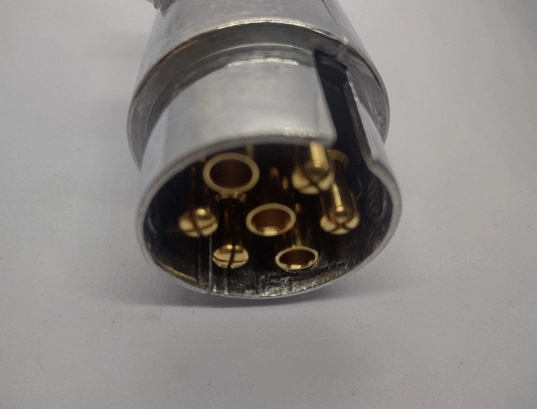 7 Pin Metal Trailer Plug 12v (12N)
