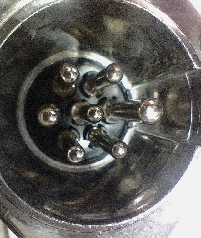 7 Pin Metal Trailer Socket 24v
