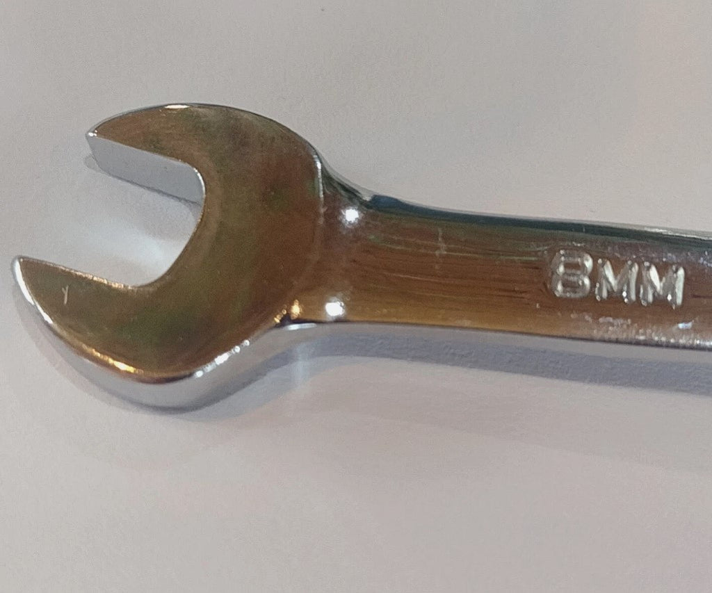 TradeMarque 8mm Reversible Ratchet Combination Wrench 12 Point