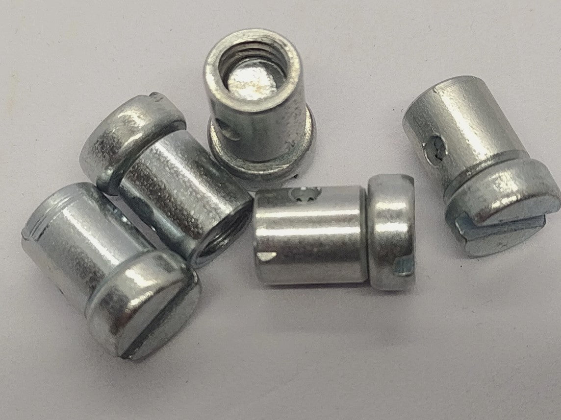 8mm Top Screw Solderless Nipples (5)