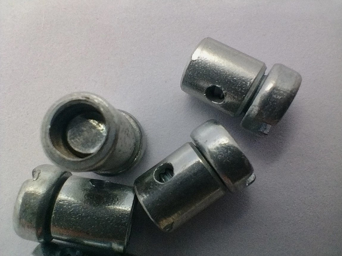 8mm Top Screw Solderless Nipples (5)