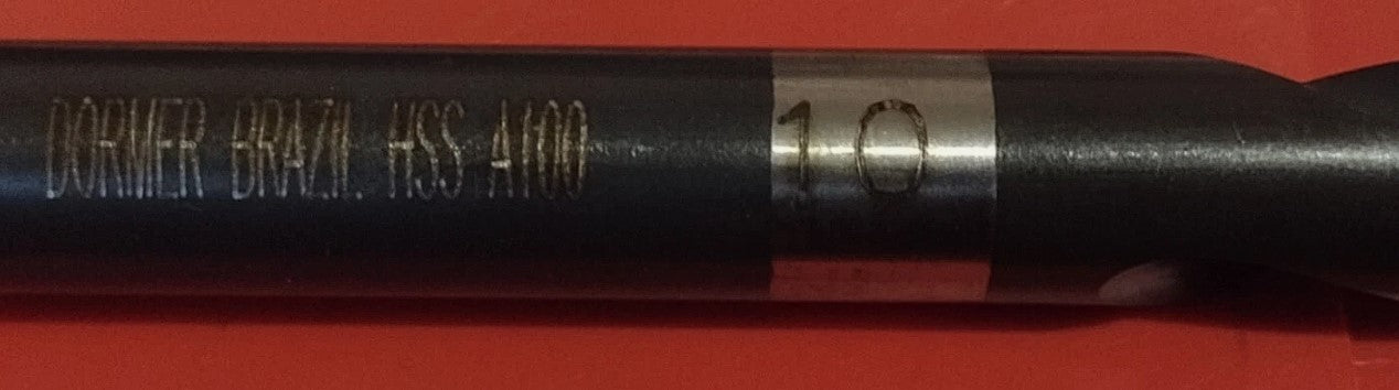 Dormer A100 Jobber Drill HSS DIN338RN Metric 1.4/2.3/3.9/4.7/5.2/8.2/9.00/10mm