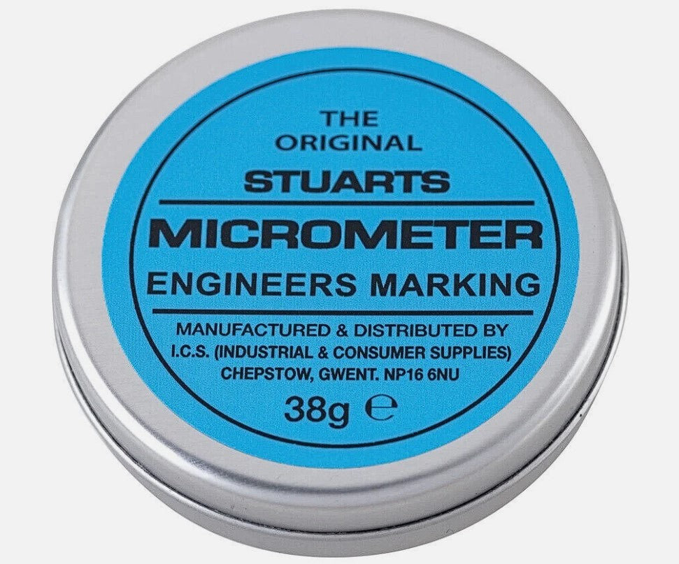 Stuarts Micrometer Engineers Marking Paste Red Tin Blue Tin/Tube