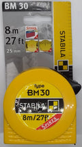 Stabila BM30 Pocket Tape Measure 8m / 27'