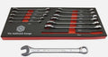 Britool 6 Point Combination Spanner Set 12 Piece Metric 8 - 19mm Hex (6pt) Ring