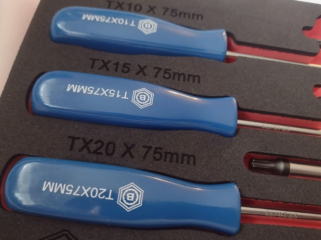 Britool Hallmark 7 Piece Torx Screwdriver Set