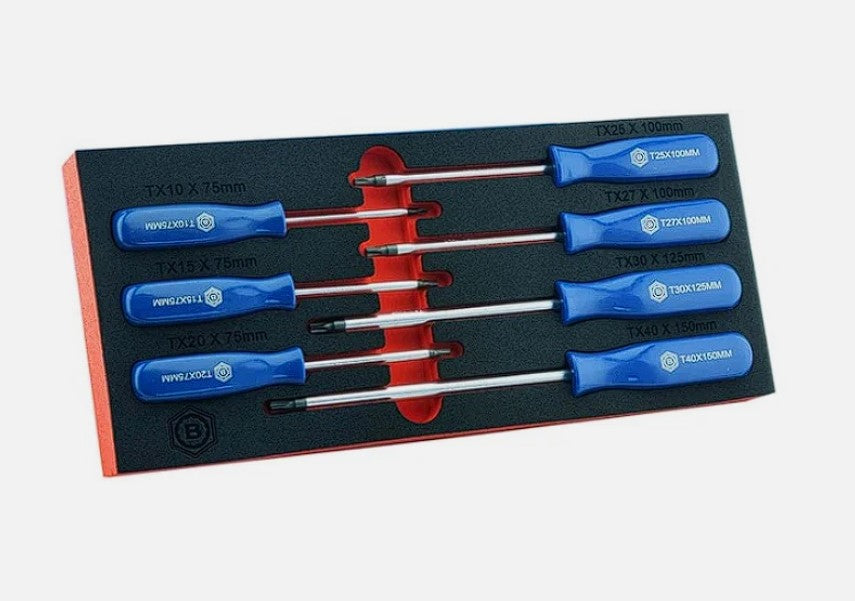 Britool Hallmark 7 Piece Torx Screwdriver Set