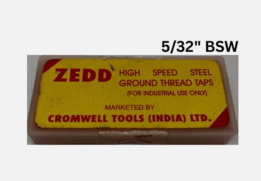5/32" BSW Hand Taps 32mm Set of 3
