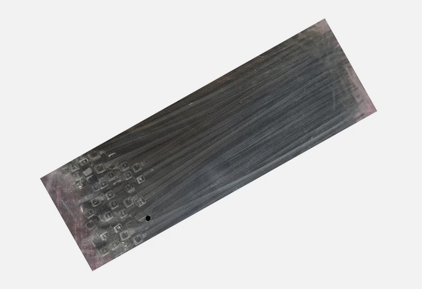 200 x 2.5mm Black Cable Ties Nylon Zip Ties Pack of 100