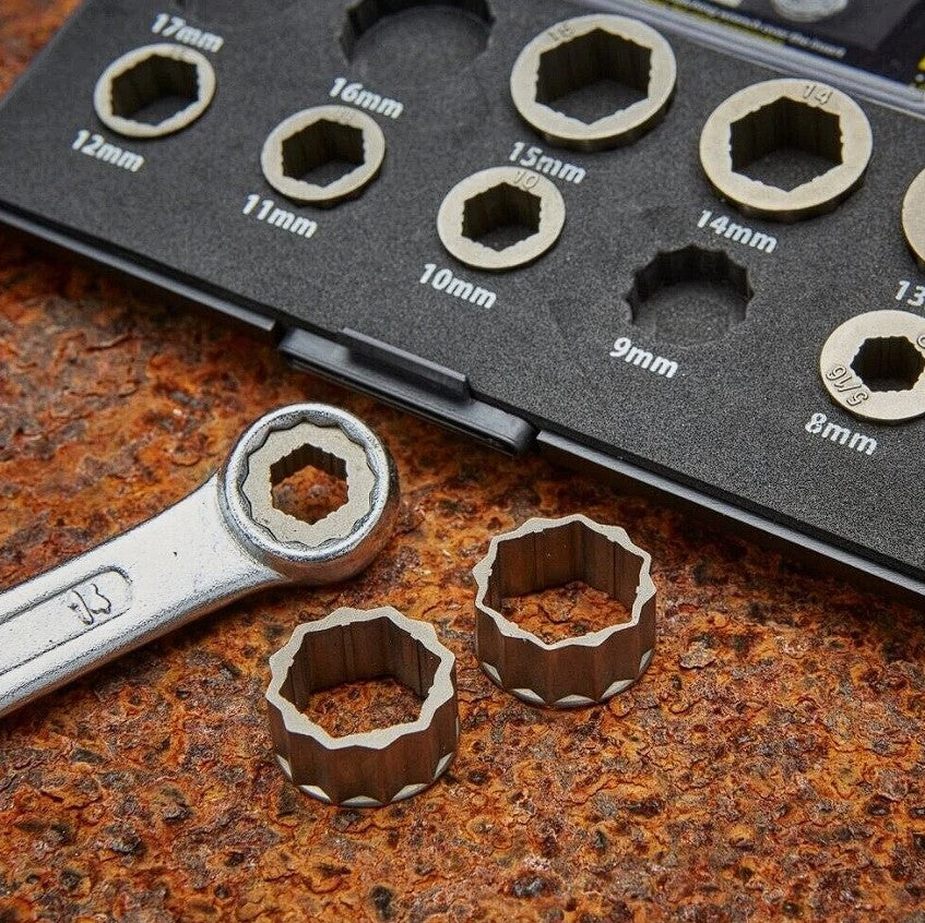 CK 10pc Damaged Nut and Bolt Extractor Set T4360