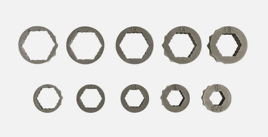 CK 10pc Damaged Nut and Bolt Extractor Set T4360