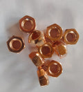 M8/M10 Copper Flashed Exhaust Manifold Nuts (10)