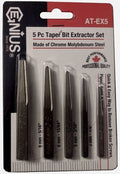 Genius 5 Piece Taper Bit Bolt Extractor Set AT-EX5