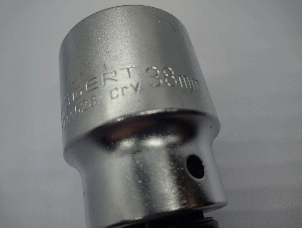 Hogert 38mm Standard Hex Socket 3/4" Drive Cr-V