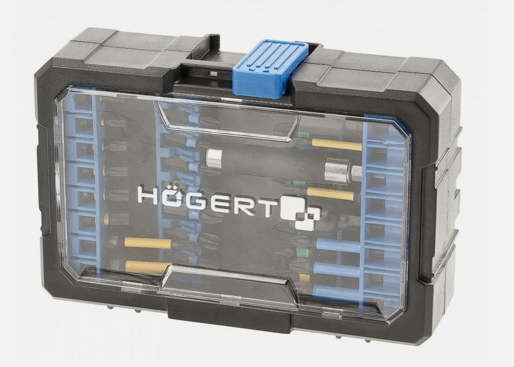 Hogert 32 Piece 1/4" Impact Bit Set Magnetic