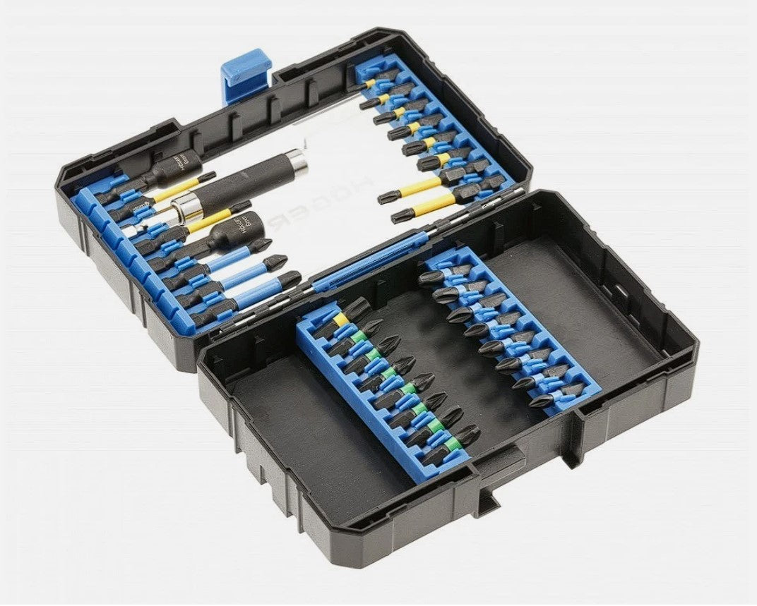 Hogert 32 Piece 1/4" Impact Bit Set Magnetic