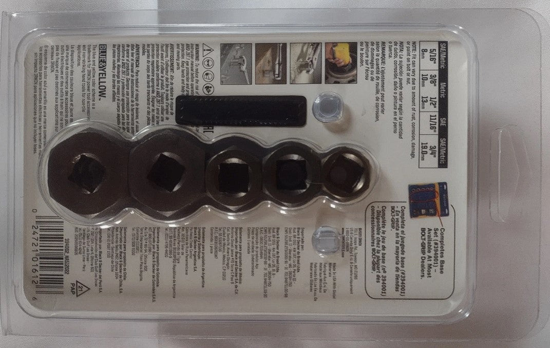 Irwin 5 Piece BOLT-GRIP™ Bolt / Nut Remover Expansion Set 10504635 394002