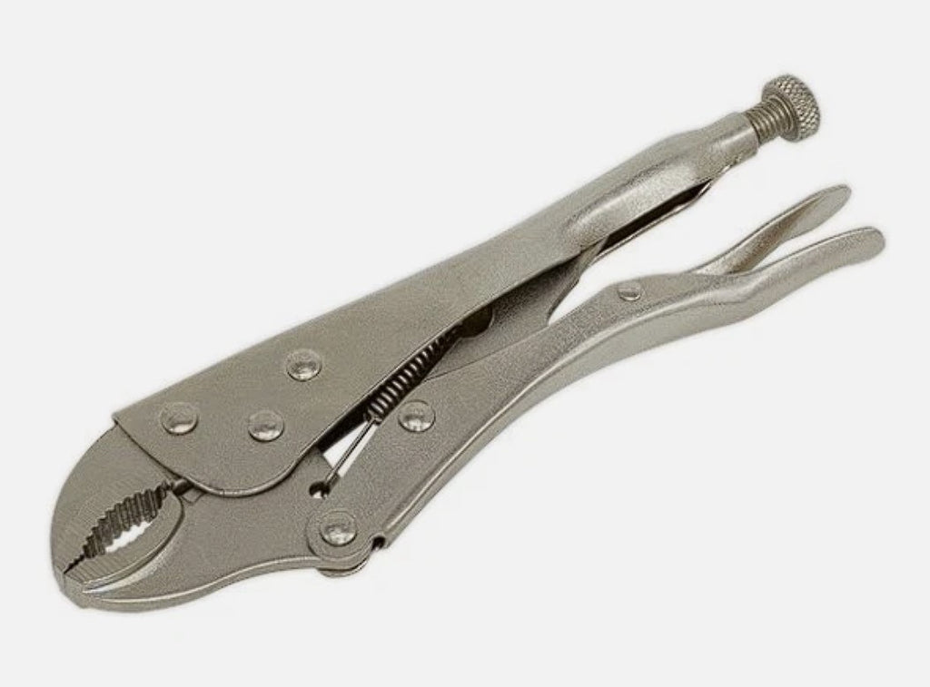 Siegen 215mm Locking Pliers Curved Jaw Adjustable Locking Grip Pliers S0487