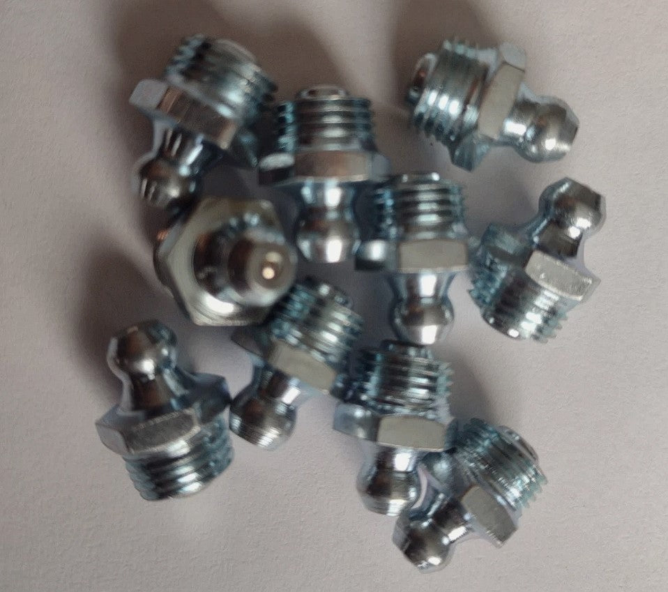 M10 x 1 Grease Nipples Straight (10)