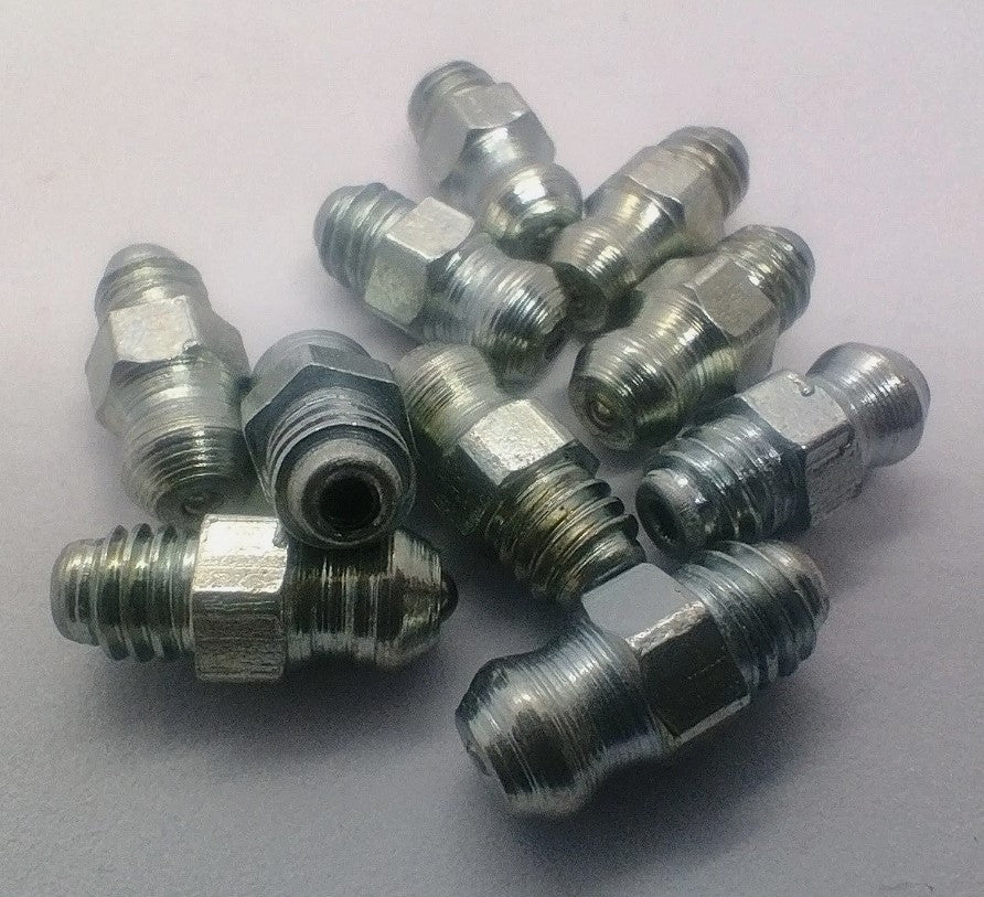 M6 x 1 Grease Nipples Straight (10)