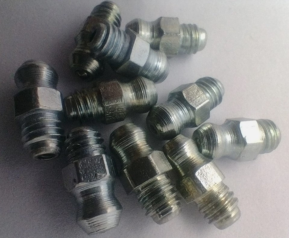 M6 x 1 Grease Nipples Straight (10)