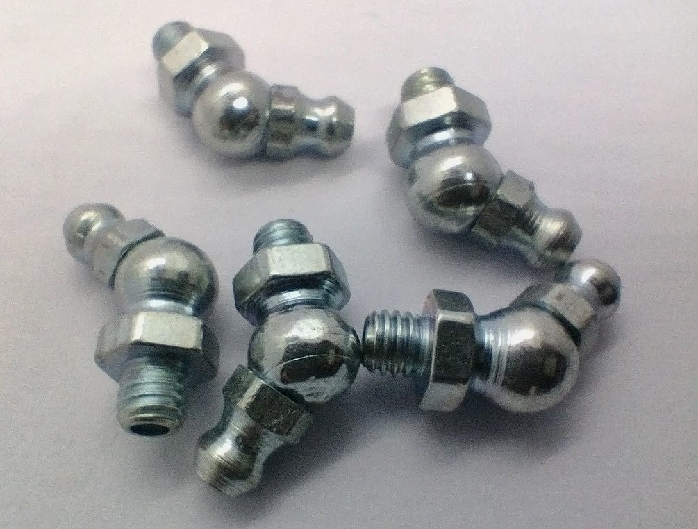 M6 x 1mm Grease Nipples 45 Deg (5)