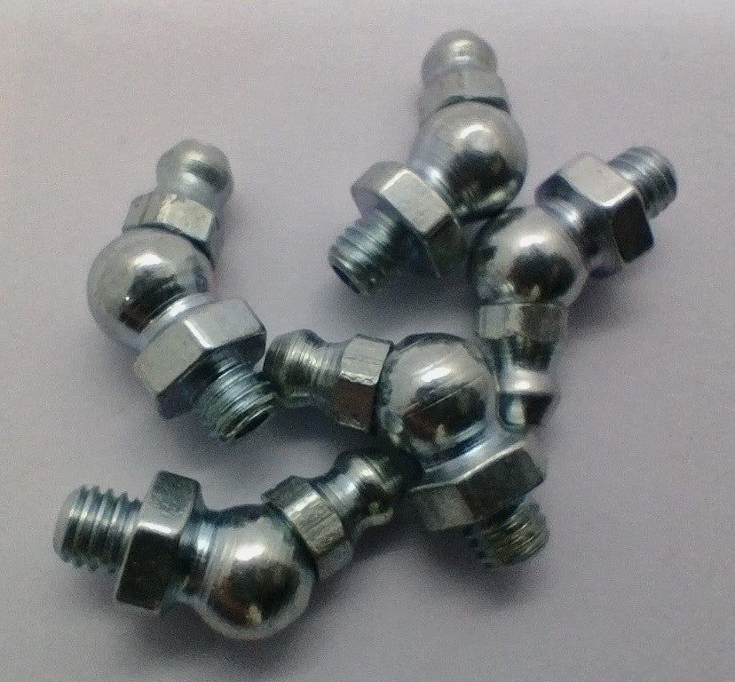 M6 x 1mm Grease Nipples 45 Deg (5)