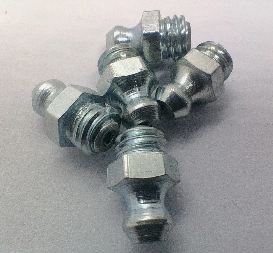M8 x 1.25mm Grease Nipples Straight (5)