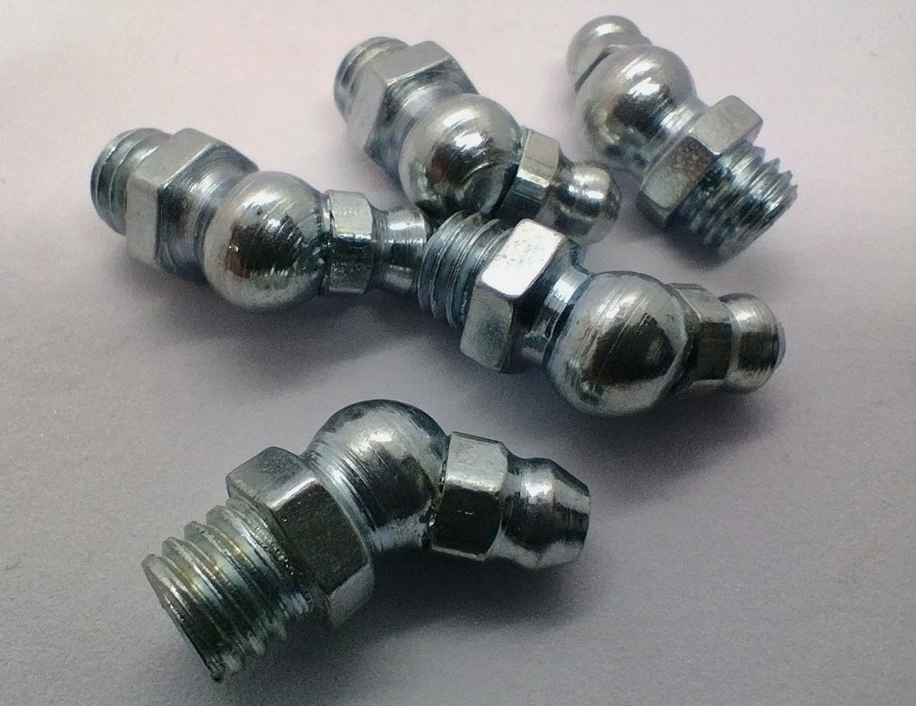 M8 x 1.25mm Grease Nipples 45 Deg (5)