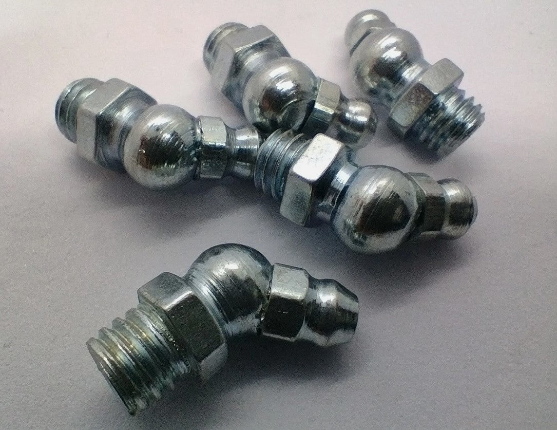M8 x 1.25mm Grease Nipples 45 Deg (5)