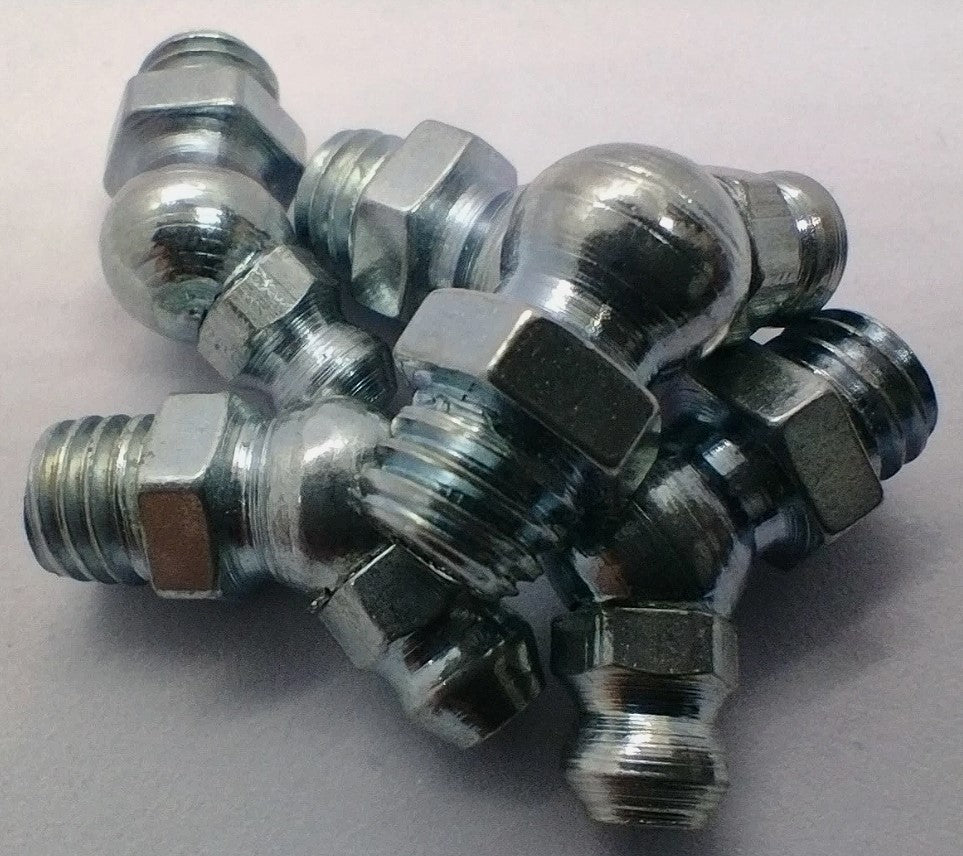 M8 x 1.25mm Grease Nipples 45 Deg (5)